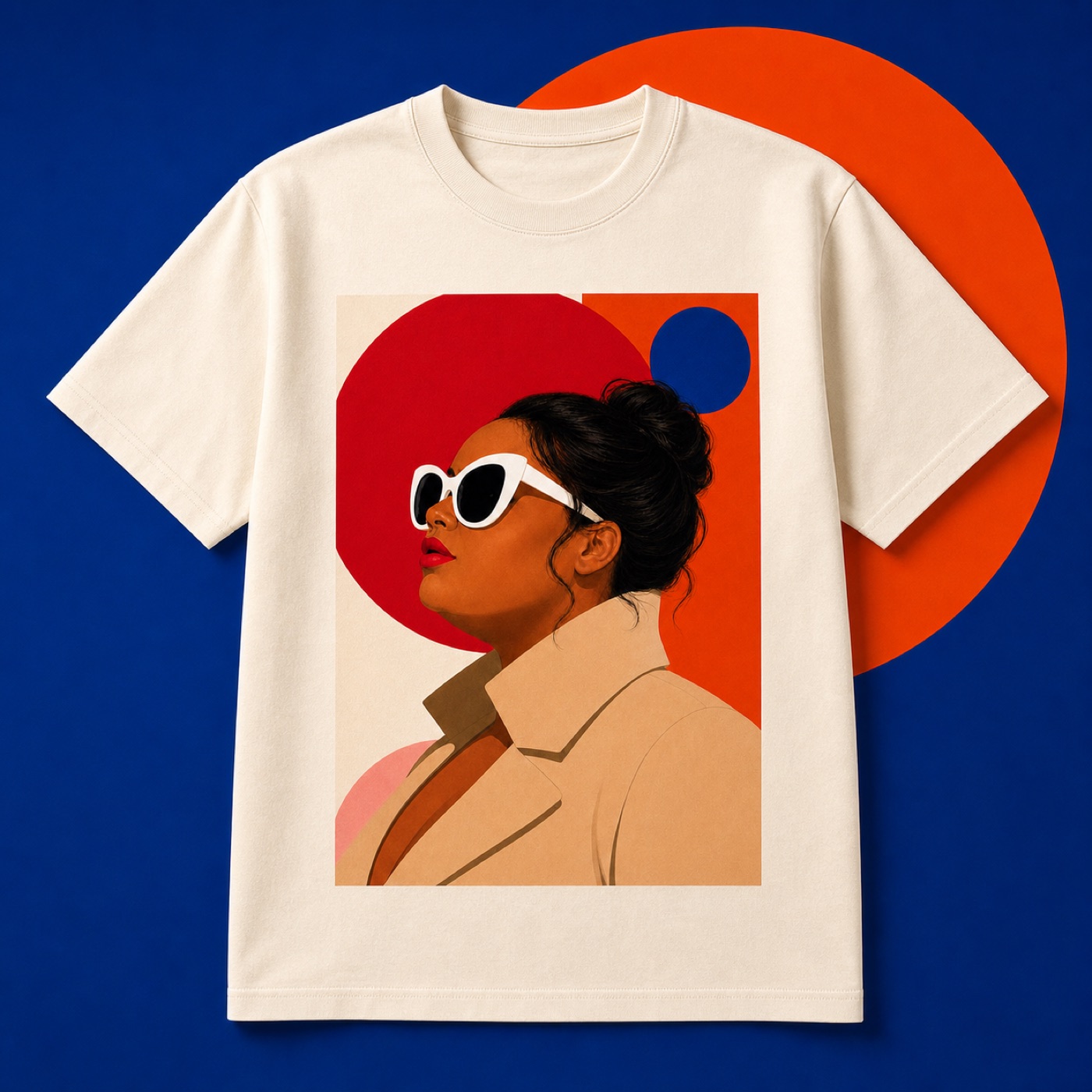 Tee-shirt Frederica imprimé avec le visuel de l’album