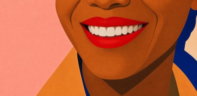 Visuel sourire rouge Frederica